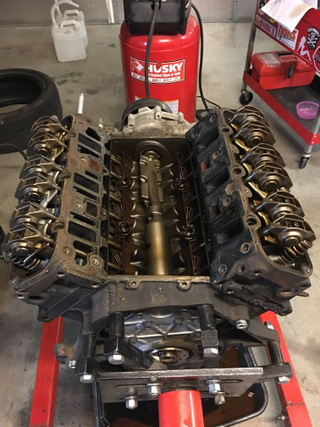 The junkyard 3800 was also taken apart and freshened up before going in the car.
